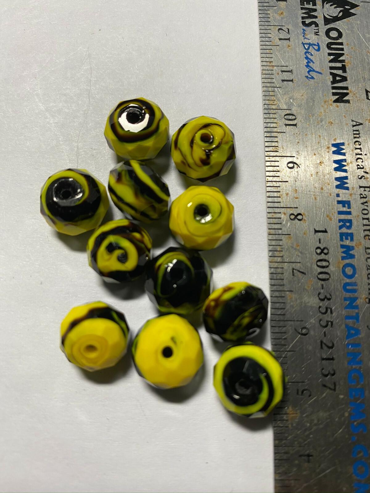 Chinarovski Faceted Glass Crystal Rondelle Space Beads 12mm