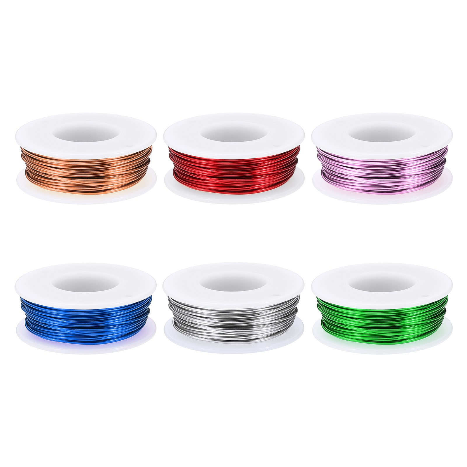 1mm 18G Iron Wire, Green/Pink/Blue/Silver for DIY