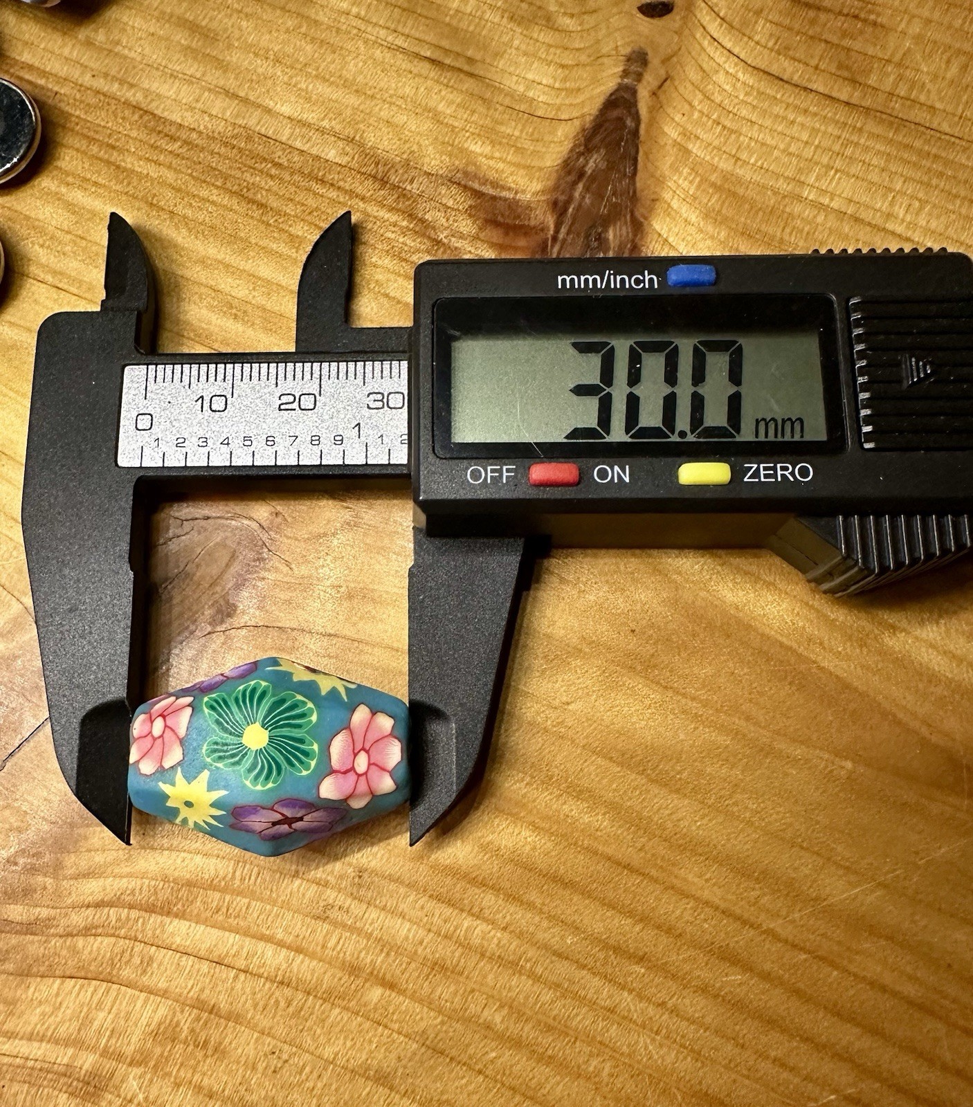 Half Gallon Lot Of Fimo clay Floral Beads And Spacers Over 200 Beads