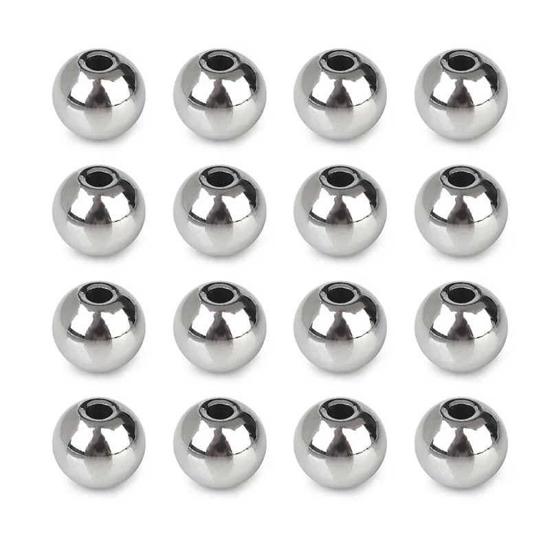 High Quality Stainless Steel Beads for Jewelry Making Loose Spacer Beads DIY Bra