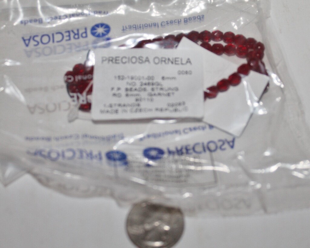 Czech Fire Polished Round Faceted Crystal Beads-Fire Mountain- Garnet,Dark Red