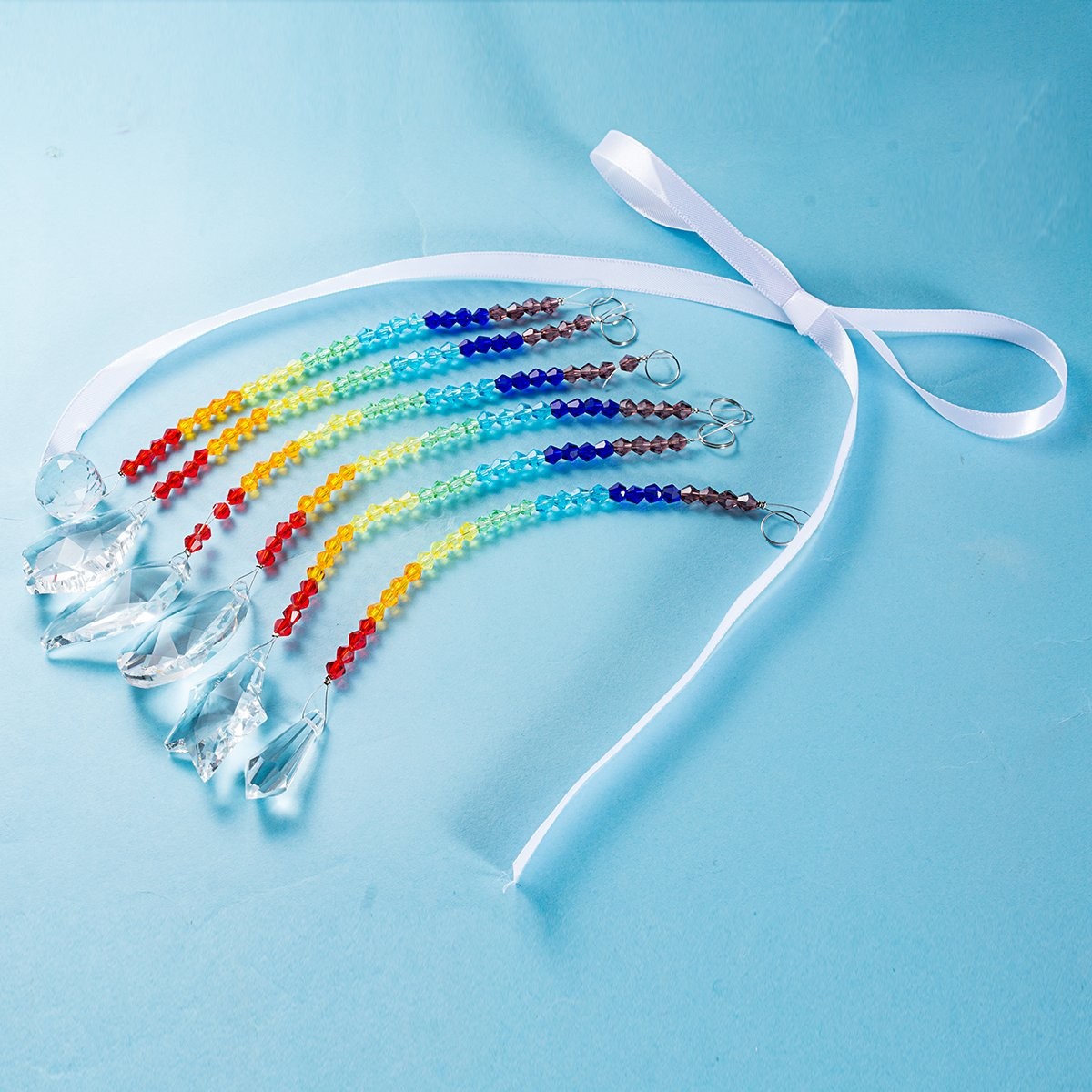 Lot 1800Pcs Glass Bicone Beads 4Mm Crystal Beads Jewelry Making Supply for DIY P