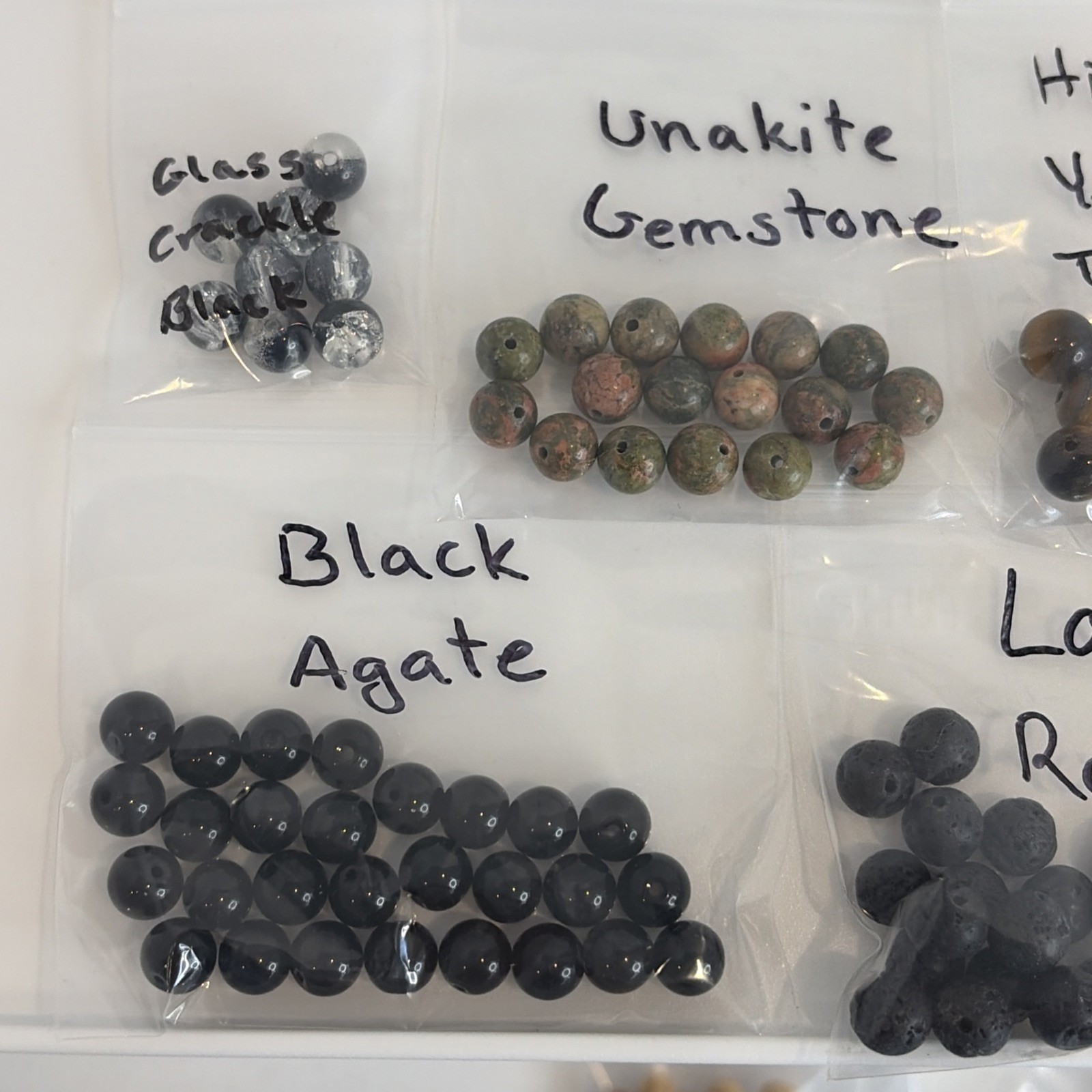 Men’s Jewelry Making Kit w/ Organizer – Stone Wood Beads Charms Paracord Elastic