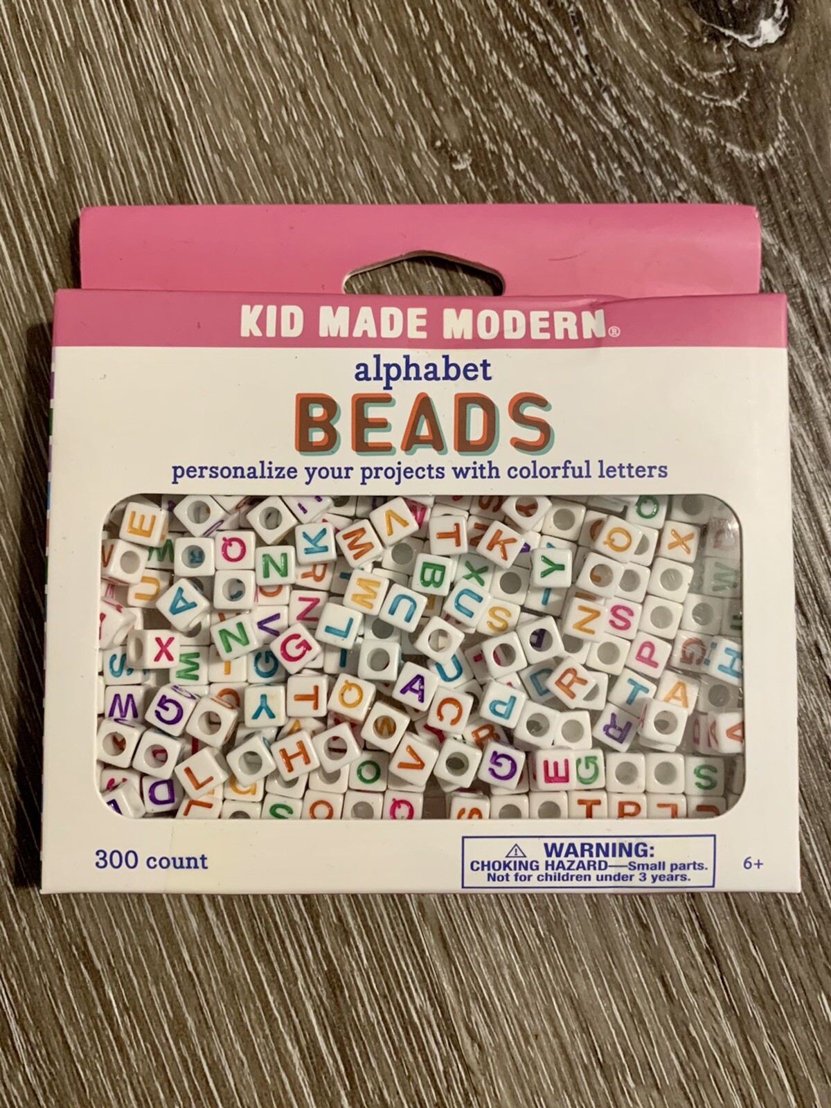 Kid Made Modern Plastic Alphabet Beads Crafts Crafting Necklaces Bracelets 300pc