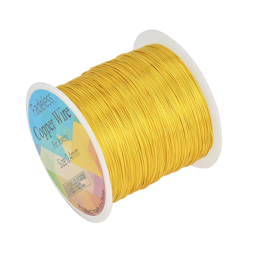 100M Copper Wire Beading Cord 0.3/0.4/0.5Mm for Jewelry Making Accessories