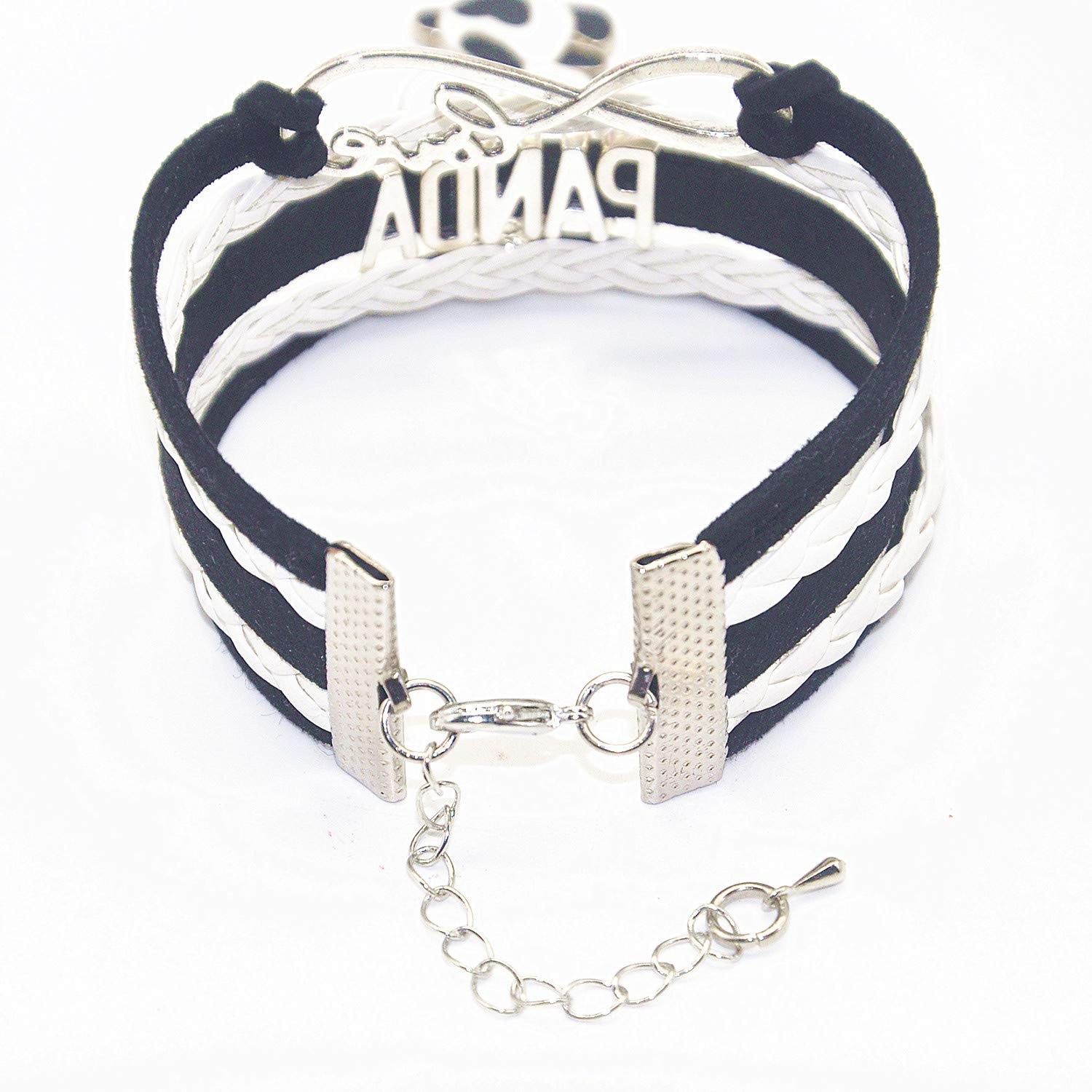 Panda Charm Bracelet – Infinity Love Design For Women Men Adult Panda Fans and L