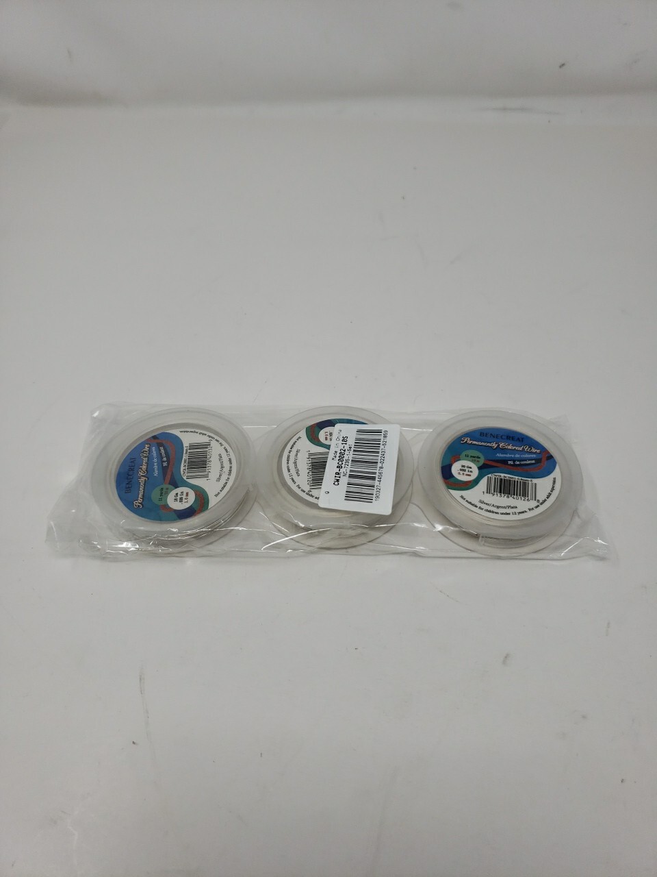 3-Pack BENECREAT 20GA 10M/11Yard Permanently Colored Wire Silver…