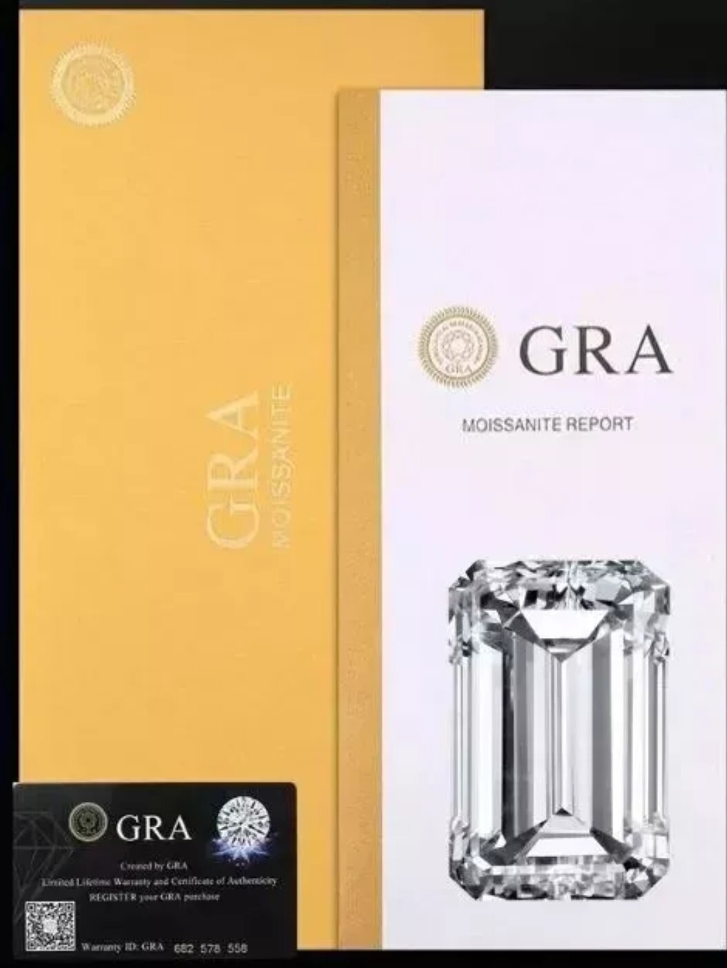Loose Moissanite Diamond Emerald Cut VVS1 D GRA Certified 0.5 – 5 Cts