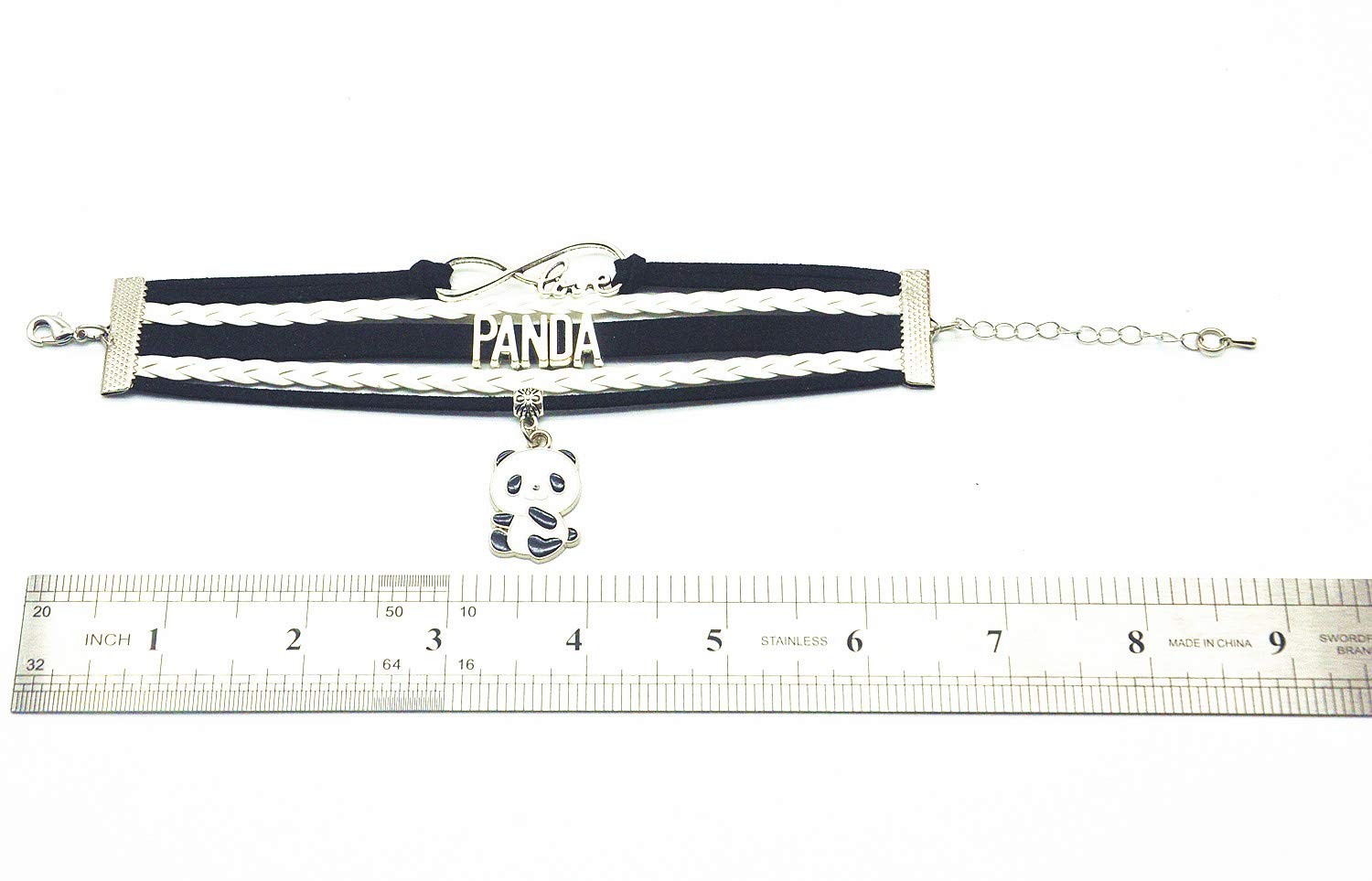 Panda Charm Bracelet – Infinity Love Design For Women Men Adult Panda Fans and L