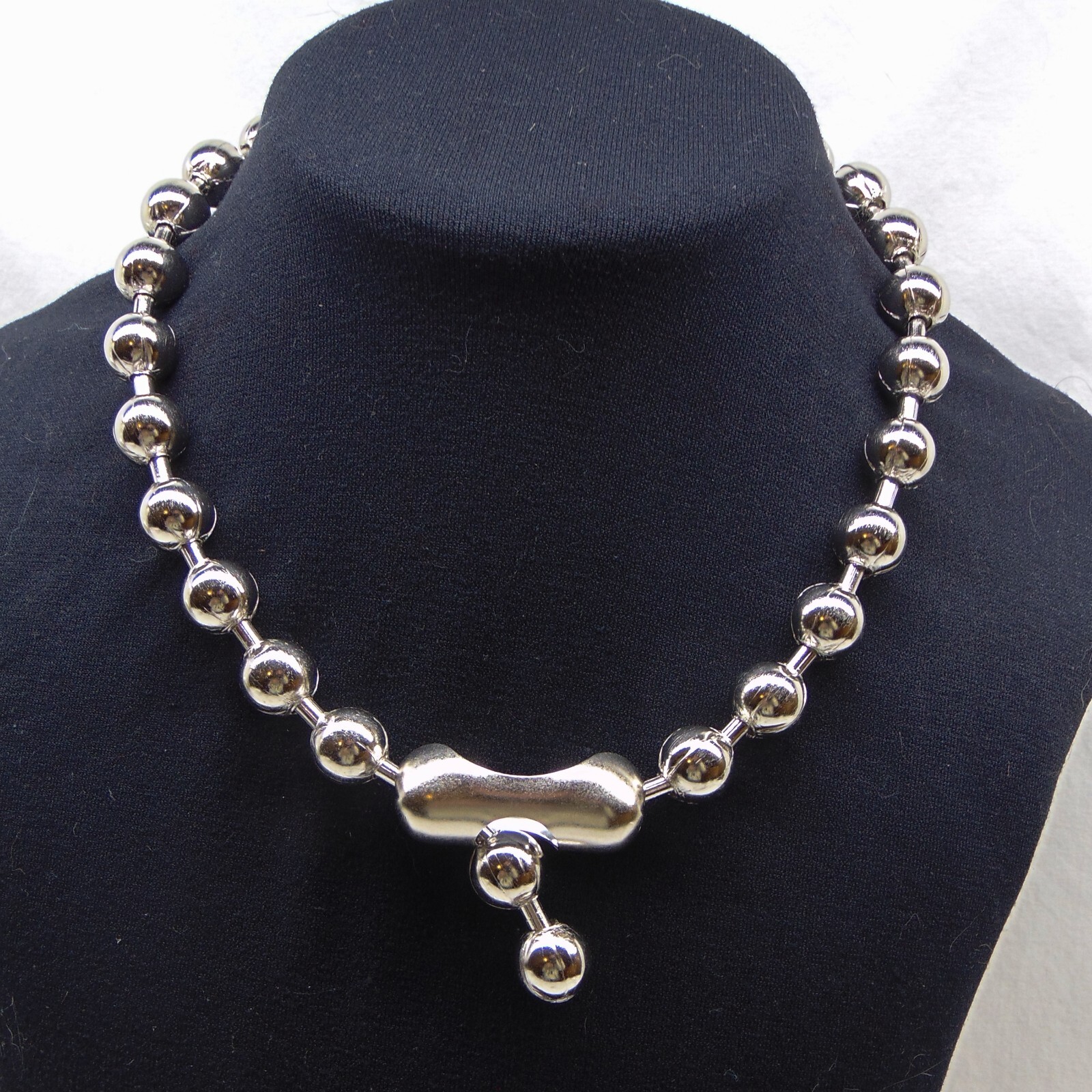 12mm #30 Steel BALL CHAIN NECKLACE or Bracelet Goth Punk 1/2″ BEADS Pick Length