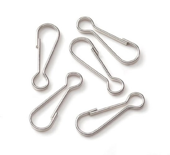 Darice Lanyard Hooks, 7/8″ Steel (Silver) 1 Gross (144)/Pkg NEW