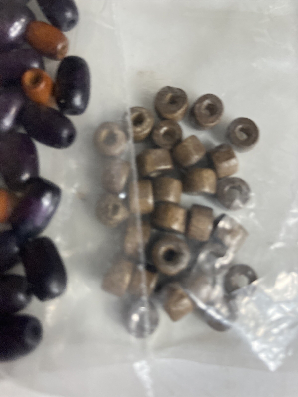 Lot of Vintage Beads & Seeds Wood & Other for Craft Pre-owned