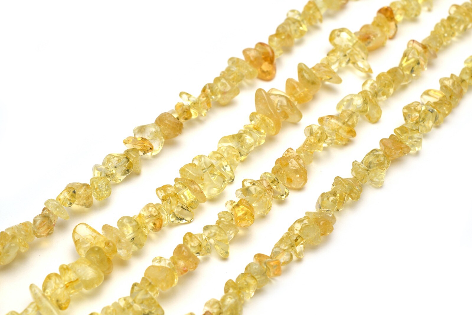 Citrine Chip Beads 32” Strand 5~8mm Gemstone Jewelry Making Bulk Loose