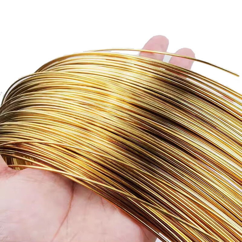 Round Solid Bare H62 Brass Wire For Craft Jewelry Making DIY Diameter 0.3mm-5mm