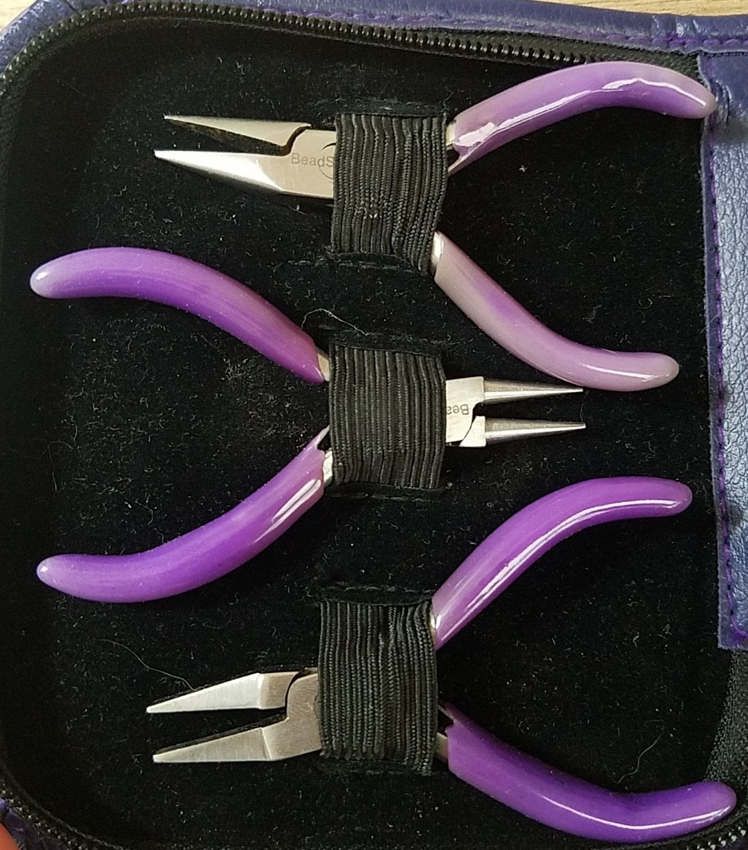 MINI JEWELRY 7 PIECE TOOL KIT SET W/CASE