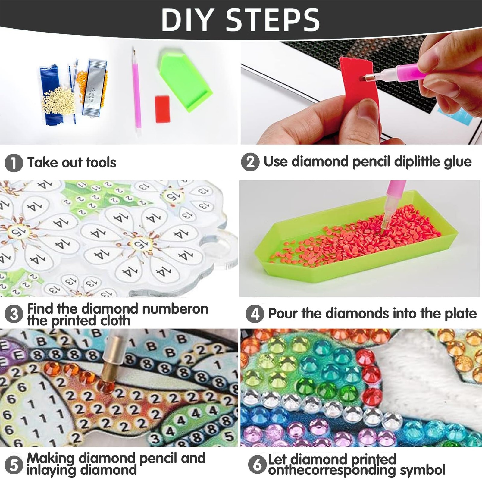 Dog Diamond Art Hanging Kit for Adult, DIY 5D Diamond Art Pet Animal Window