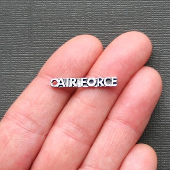 5 Air Force Charms Antique Silver Tone – SC2265