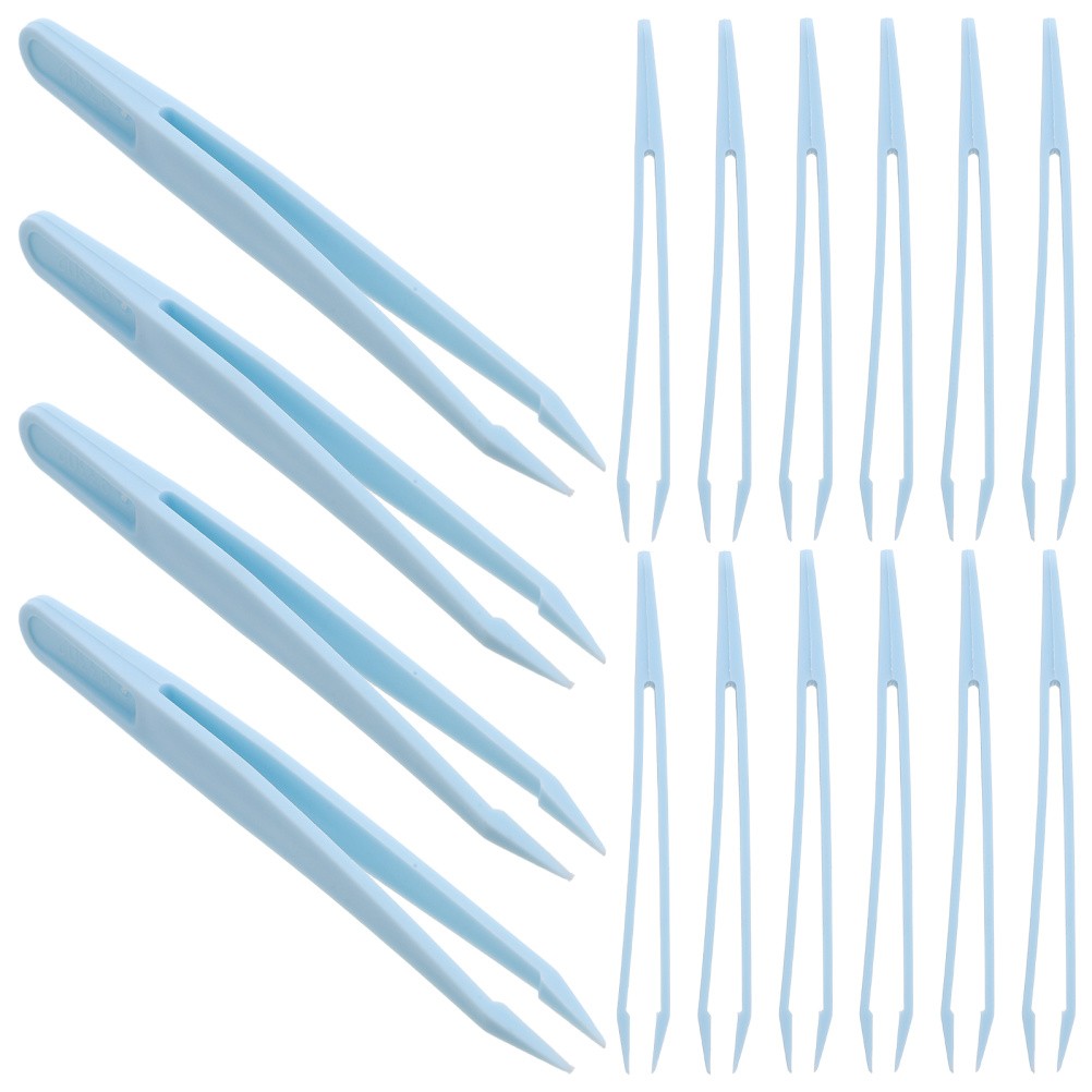 20 Pcs Mini Jewelry Tweezer Kit for Beaded Craft Tool Beads Tweezers