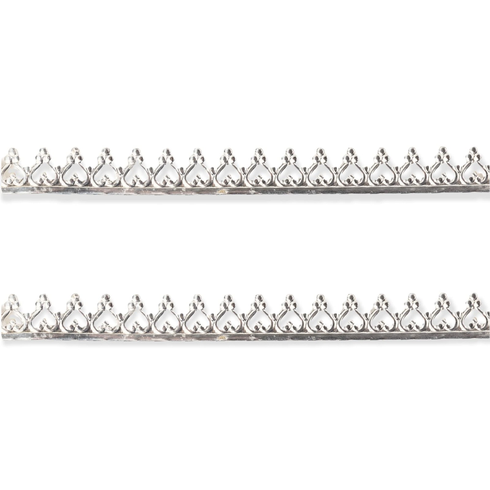 Craft Wire 1 Foot 925 Sterling Silver Inverted Heart Gallery Wire Hard