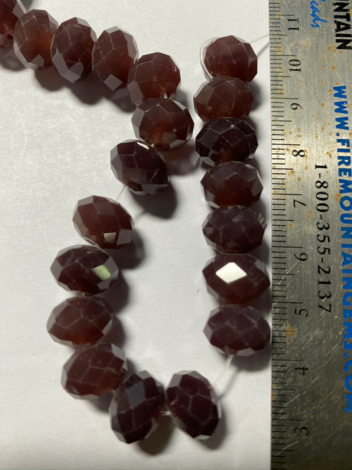 Chinarovski Faceted Glass Crystal Rondelle Space Beads 12mm