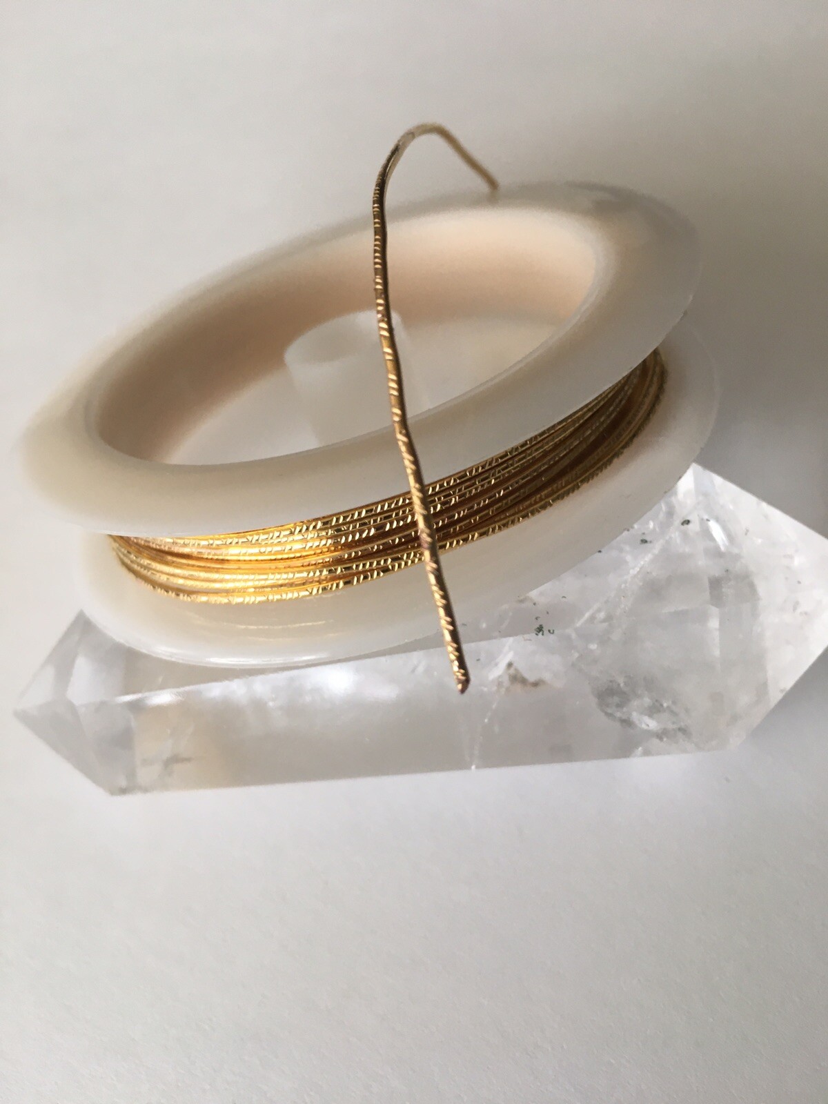 24k Gold Plated Textured Wire