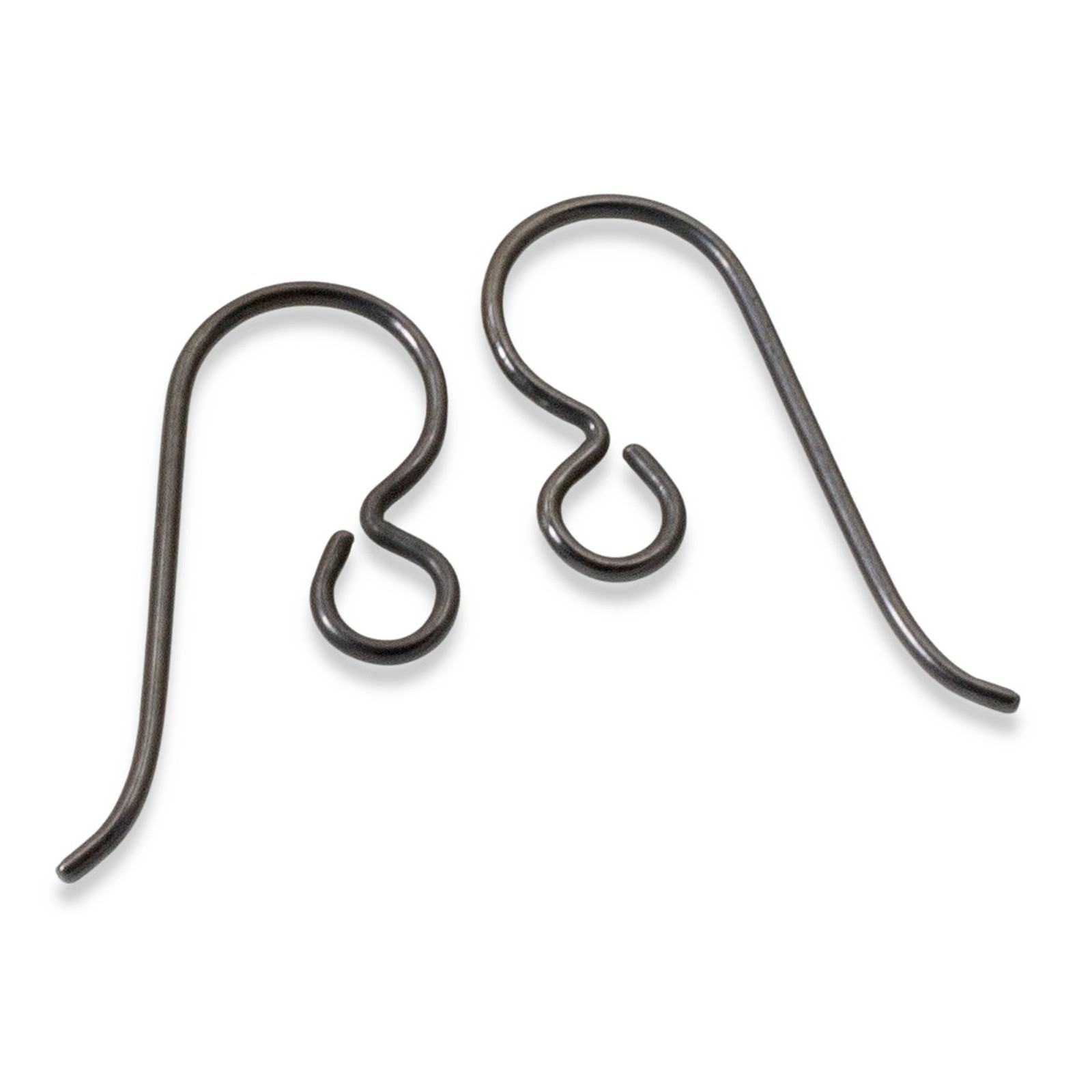50-Pack Black Niobium Ear Wires, Hypoallergenic Professional Jewelry Supplies