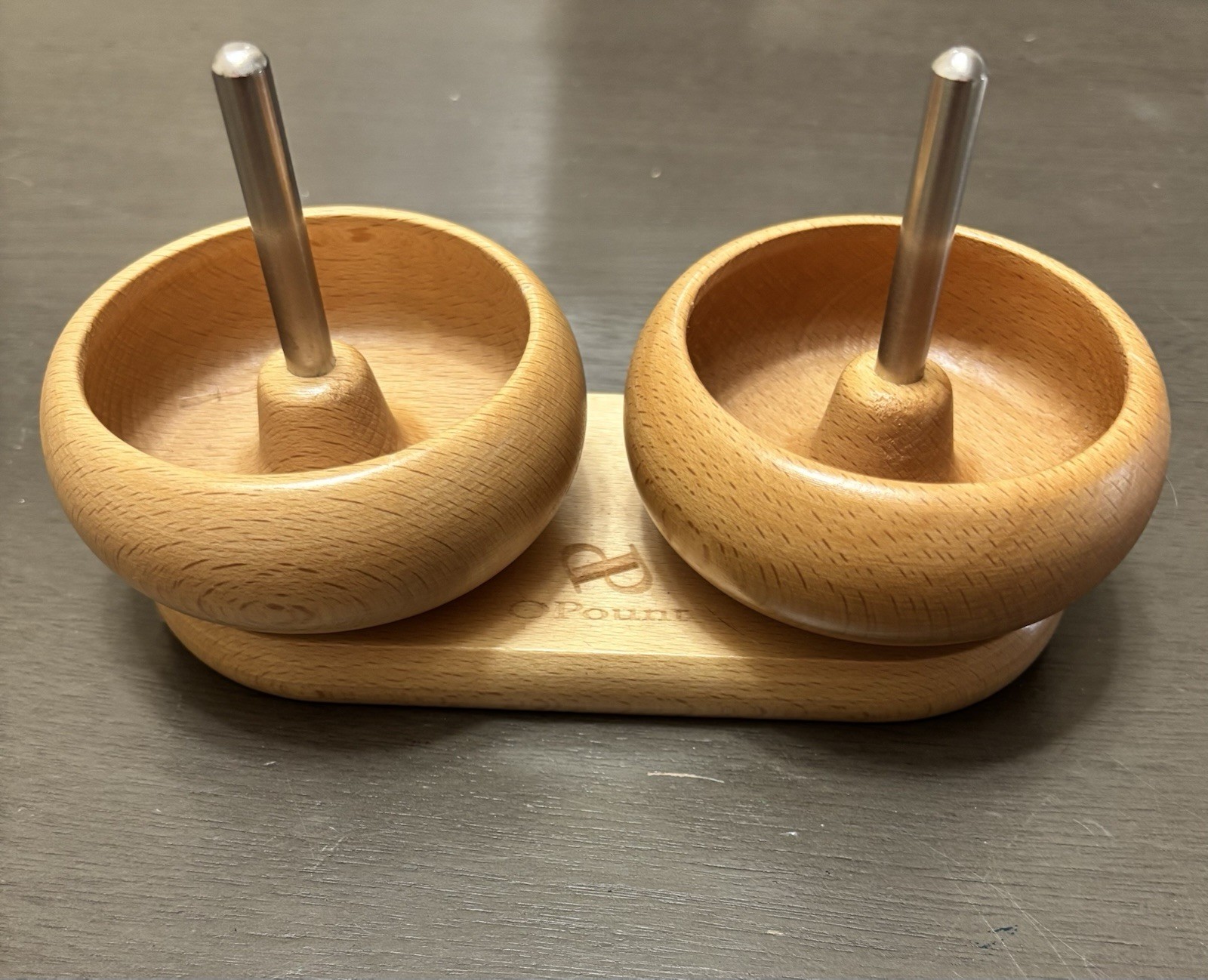Double Bowl Wood Seed Bead Spinner Jewelry Bead Making Tool Spinning Beader