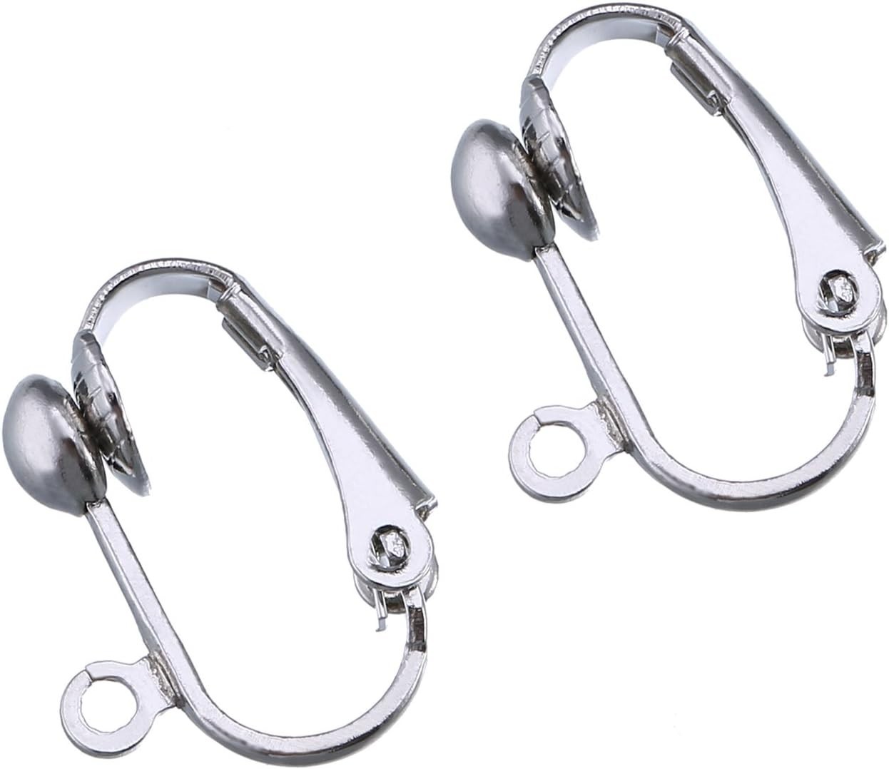 36 Pack Clip-on Earring Converter with Easy Open Loop for DIY Earring and Tur…