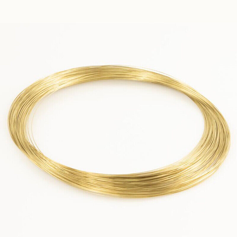 Bare Brass Round Wire Unplated Diameter Ø0.3mm – 5mm Wire Craft / Jewelry Making