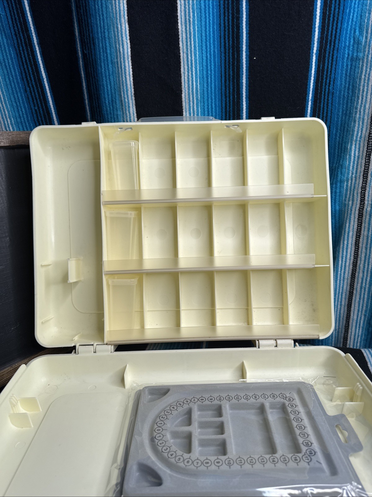 Bead Buddy Travel Work Storage Complete Case w/ Bead Design Board