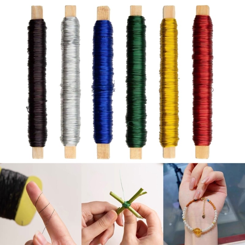 Thin Metal Binding Wires Flexible Iron Wire for Creative Projects Jewelry Tool