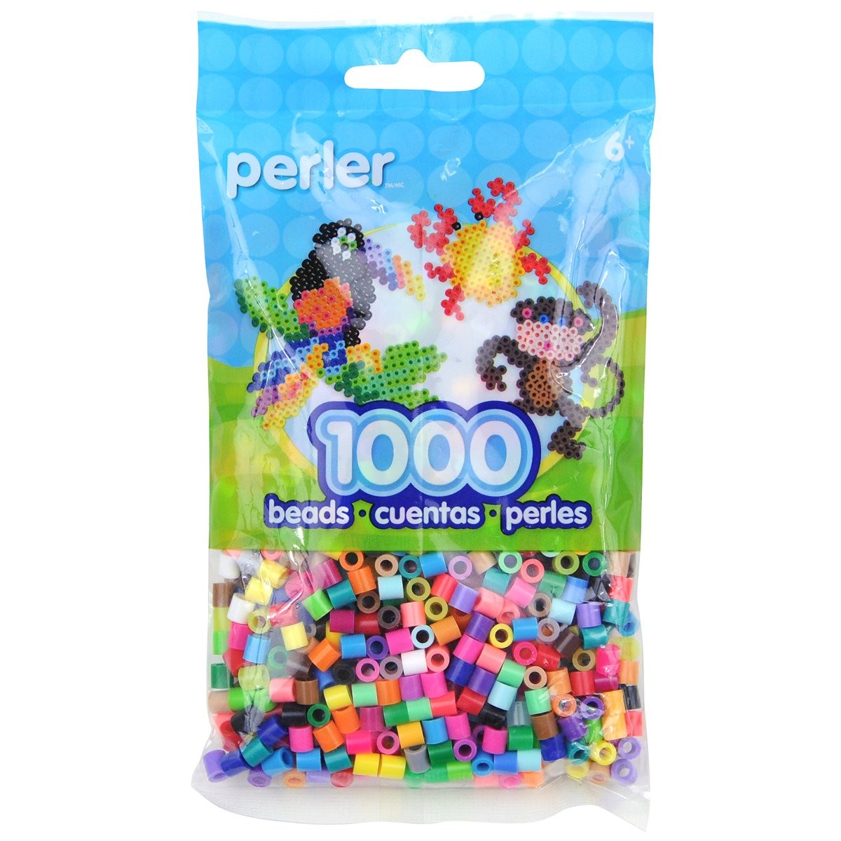 Perler Beads Multicolor Fusion For Kids, Small, Bright Mix